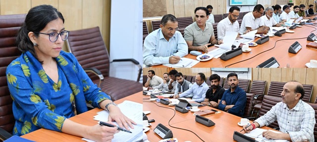 'Avny reviews working of  Motor Vehicle Dept'